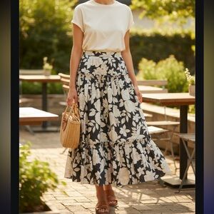 Cara Cara printed midi skirt 4